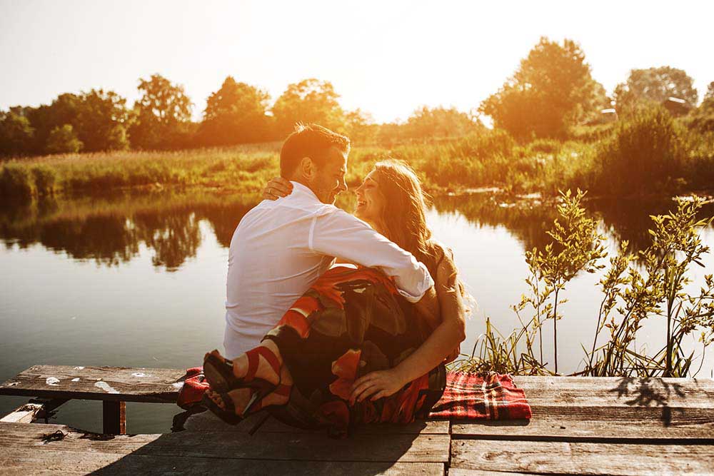 couple romantique au Saguenay